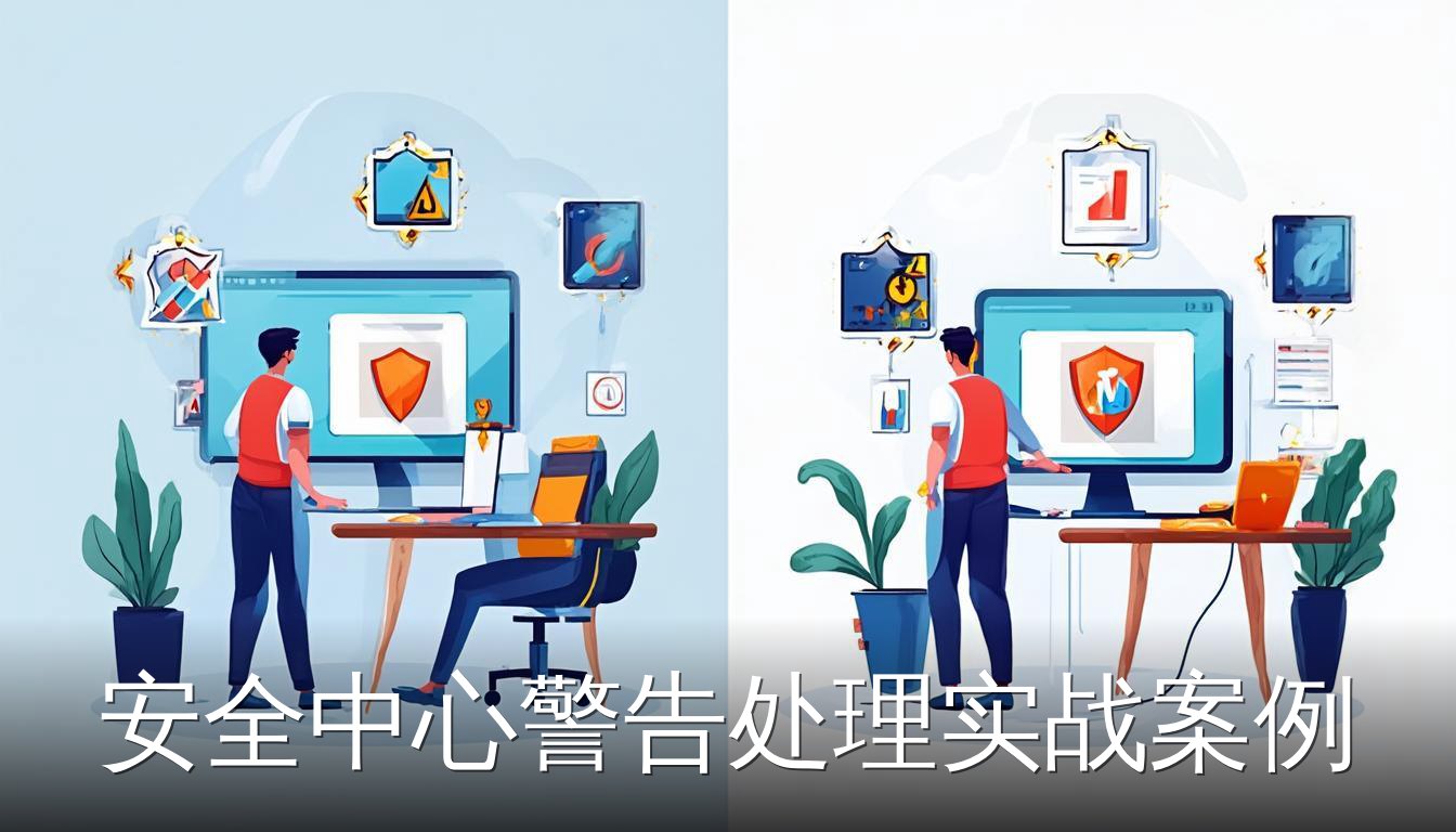 安全中心警告处理实战案例，技术人员面对电脑上的安全警告